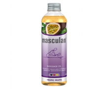 Masculan Massage Oil Tropic Fruits, 200 мл — расслабляющее массажное масло с ароматом тропических фруктов