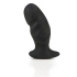 Ass Training Soft TPR Dildo, черная — анальная пробка, 10×2.5 см