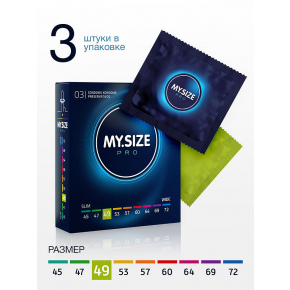 Презервативы My.Size Pro 49, 3 шт.