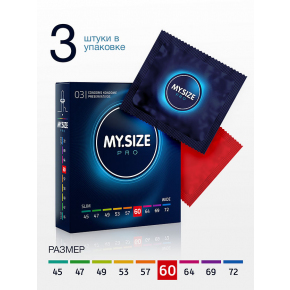 Презервативы My.Size Pro 60, 3 шт.