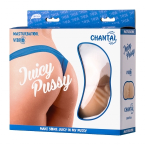 Juicy Pussy Chantal — реалистичный мастурбатор с вибрацией, вагина и анус