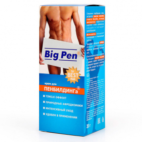 Крем для увеличения члена Биоритм Big Pen, 20 г