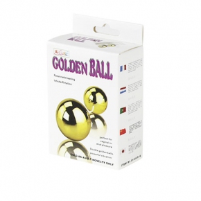 Вагинальные шарики с вибрацией Golden Balls