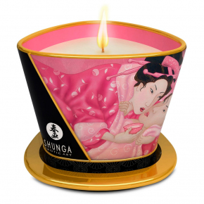 Массажная свеча с ароматом розы Shunga Rose Petals, 170 мл