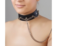 Ошейник из натуральной кожи BDSM accessories