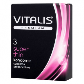 Презервативы Vitalis Premium Super Thin, 3 шт.