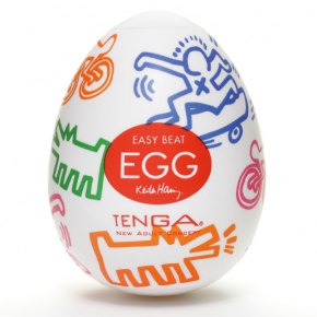 Tenga Keith Haring Egg Street — мастурбатор в форме яйца