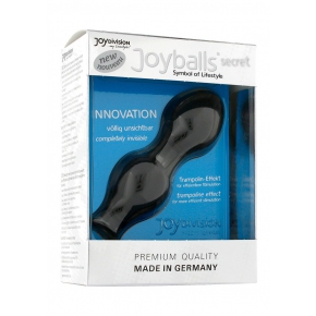 Joyballs Secret, черные — силиконовые вагинальные шарики