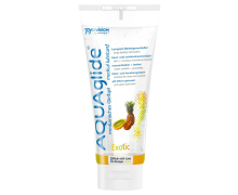 Лубрикант со вкусом экзотических фруктов Original AQUAglide Exotic, 100 мл