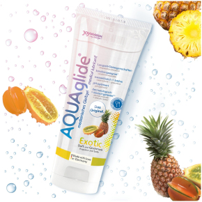 Лубрикант со вкусом экзотических фруктов Original AQUAglide Exotic, 100 мл