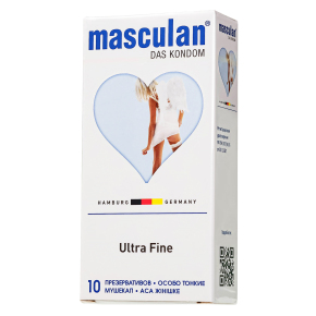 Презервативы особо тонкие Masculan Ultra Fine, 10 шт.