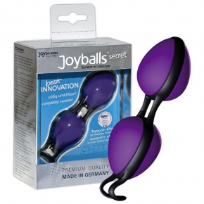 Joyballs Secret, фиолетовые — силиконовые вагинальные шарики