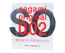 Полиуретановый презерватив Sagami Original 0.02, 1 шт.