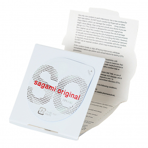 Полиуретановый презерватив Sagami Original 0.02, 1 шт.