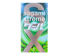 Презервативы с охлаждающим эффектом Sagami Xtreme Mint, 10 шт