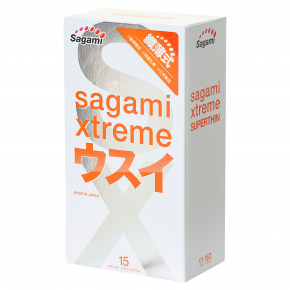 Презервативы из латекса Sagami Xtreme Superthin, 15 шт.