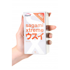 Презервативы из латекса Sagami Xtreme Superthin, 15 шт.