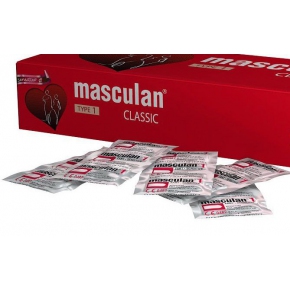 Masculan Classic Sensitive, 150 шт — розовые презервативы