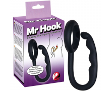 Эрекционное кольцо с анальным стимулятором Mr. Hook