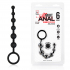 All About Anal 6 Beads, черные — анальные бусы из ультрабархатистого силикона, 6 шариков
