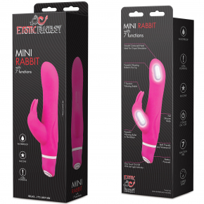 Мини-вибратор Erotic Fantasy Mini G Spot Rabbit Vibe, розовый