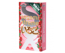 Презервативы Sagami Xtreme Strawberry, 10 шт.