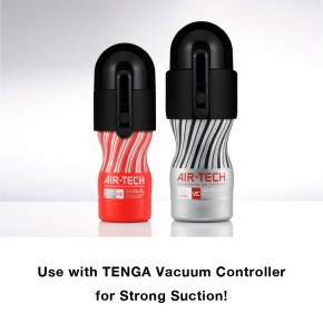 Tenga Air-Tech Reusable Vacuum Cup VC Regular — многоразовый мастурбатор «глубокое горло», совместим с контроллером
