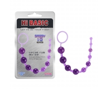 Анальная цепочка Sassy Anal Beads, фиолетовая