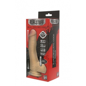 Реалистичный вибромассажёр RealStuff 6.5inch Vibrator