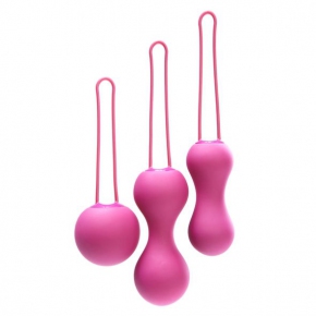 Ami Kegel Balls Fuschia — набор розовых вагинальных шариков