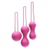 Ami Kegel Balls Fuschia — набор розовых вагинальных шариков