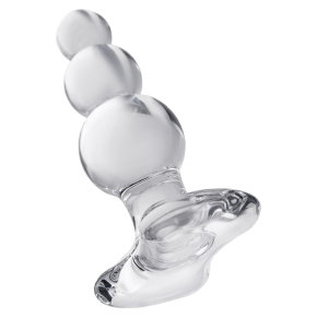 Анальная втулка-ёлочка из стекла Sexus Glass