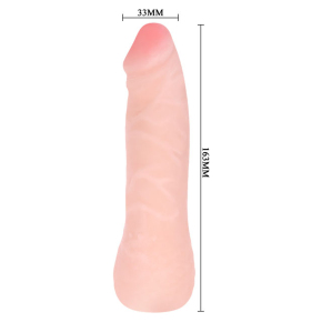 Реалистичный фаллоимитатор с рельефом Sextoy