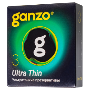 Презервативы Ganzo Ultra Thin, 3 шт.