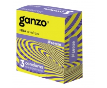 Презервативы Ganzo Sence, 3 шт.