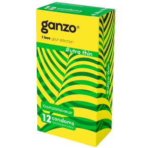 Презервативы Ganzo Ultra Thin, 12 шт.