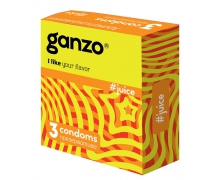 Презервативы Ganzo Juice, 3 шт.