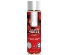 Лубрикант на водной основе со вкусом клубники System JO Flavored Strawberry Kisses, 120 мл