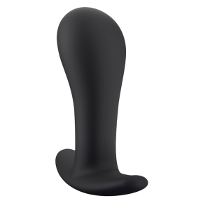 Fun Factory Bootie M, черная — силиконовая анальная пробка, 9.3×3.5 см