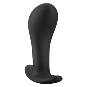 Fun Factory Bootie M, черная — силиконовая анальная пробка, 9.3×3.5 см