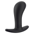 Fun Factory Bootie M, черная — силиконовая анальная пробка, 9.3×3.5 см