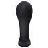 Fun Factory Bootie M, черная — силиконовая анальная пробка, 9.3×3.5 см