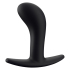 Fun Factory Bootie M, черная — силиконовая анальная пробка, 9.3×3.5 см