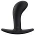 Fun Factory Bootie M, черная — силиконовая анальная пробка, 9.3×3.5 см