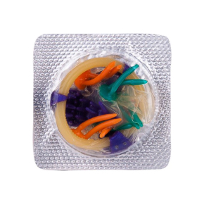 Стимулирующая насадка с усиками Sitabella condoms Вождь Краснокожих