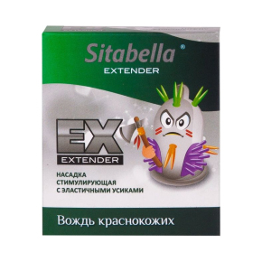 Стимулирующая насадка с усиками Sitabella condoms Вождь Краснокожих