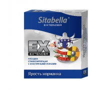 Стимулирующая насадка с усиками Sitabella condoms Ярость Норманна