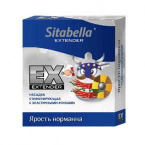 Стимулирующая насадка с усиками Sitabella condoms Ярость Норманна