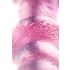Розовый фаллоимитатор-ёлочка из прозрачного стекла, 18×3.5 см