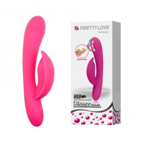 Pretty Love Sidney — перезаряжаемый вибромассажер для стимуляции точки G, 19.5×3.5 см